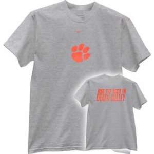    Nike Clemson Tigers Ash End Around T shirt: Sports & Outdoors