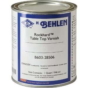  Rockhard Tabletop Varnish, Quart