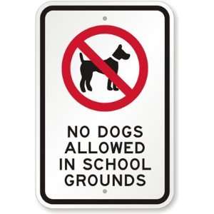   Grounds (with Graphic) Aluminum Sign, 18 x 12 Office Products