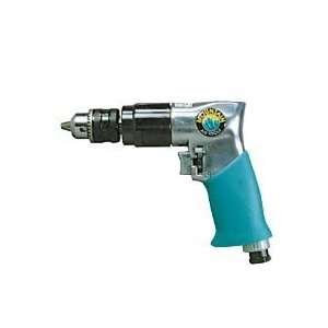  3/8 Reversible Air Drill with Rubber Grip Handle 