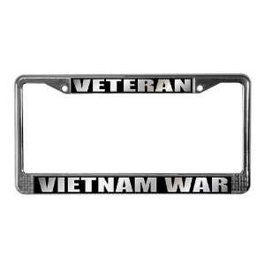  Vietnam War Veteran Military License Plate Frame by 