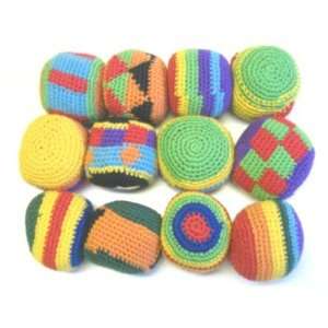  Multi colored Hacky Sacks (Receive 24 Per Order): Everything Else