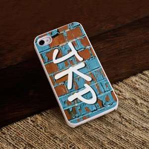  Baby Keepsake: Graffiti iPhone Case with White Trim: Cell 