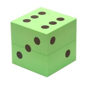    Koplow 100mm d6 Foam Dice, Green with Black pips Toys & Games