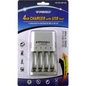  4 Hour Fast Charger with USB Electronics