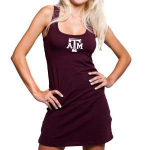    Texas A&M Aggies Womens Maroon Tank Dress: Sports & Outdoors