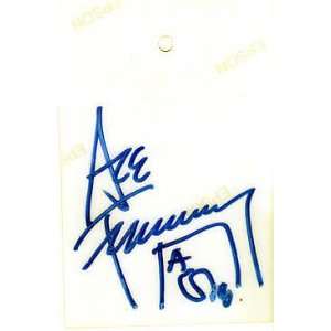   Ace Frehley Autographed Signed Back Stage Pass JSA 