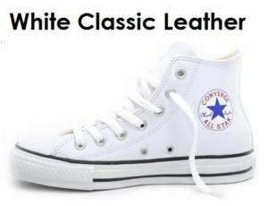New Converse All Star Chuck Taylor White Leather HI  