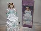 Victorian Doll By Decor & More 1991 Box Floral Dress Porcelain Hand 