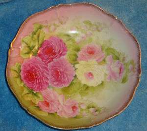 Vintage Bavaria China Hand Painted Serving Bowl  