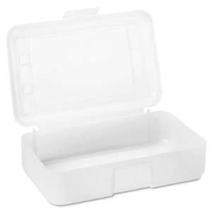  Advantus Gem Polypropylene Pencil Box with Lid AVT34104 