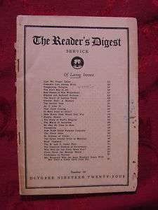 Readers Digest October 1924 William Demille Henry Ford  