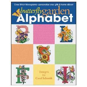    Butterfly Garden Alphabet Cross Stitch Book: Home & Kitchen