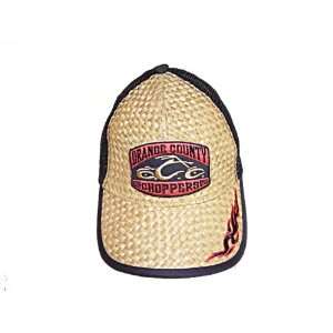  Orange County Choppers Mesh straw hat cap , One size fit 