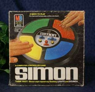 Vintage Original Milton Bradley SIMON Game in Box  