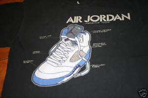 Rare Air Jordan Shirt  with shoe   Vtg  Jumpman on back  