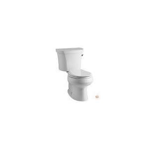  Wellworth K 3947 RA 0 Two Piece Toilet, Round Front, 1.28 