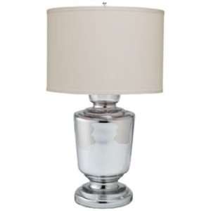  Jamie Young Small Laffite Mercury Glass Table Lamp