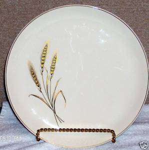 Salem Royal Joci China Dinner Plates Wheat 23k Gold  