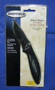 Sheffield Black Water Folding Pocket knife 12091  