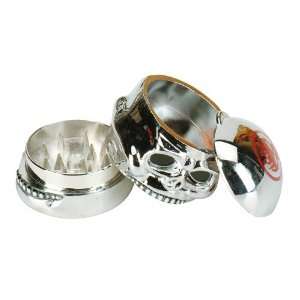  3 parts Skull Aluminium Polinator Herb Grinder Everything 