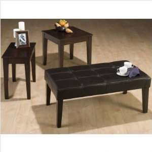   103 Series Espresso 3 Piece Occasional Table Set Furniture & Decor