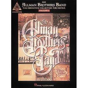   Collection for Guitar   Volume 1 [Paperback] Allman Brothers Books