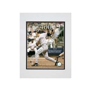 Alex Rodriguez 6/8/05 400th Career Home Run Double Matted 8 X 10 