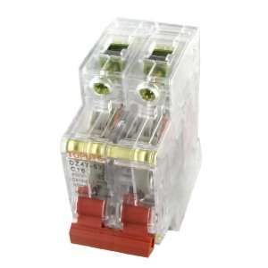 Amico AC 400V 16A Amp 2P Transparent Miniature Mini Circuit Breaker