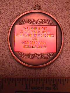 6126. Japanese Shooting Award Medal (1985) R1  