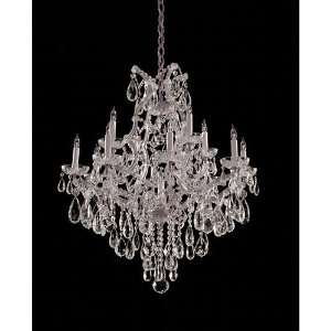 Crystorama Lighting 4413 CH CL S Maria Theresa 13 Light Chandeliers in 
