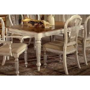  Hillsdale 4508 819 Wilshire Antique White Dining Table 