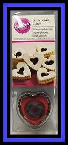   Wilton **LINZER HEART VALENTINE 7 pc** Cookie Cutter Set #0904  