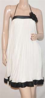 Alice + Olivia Circle Pleat Halter Dress size XS  