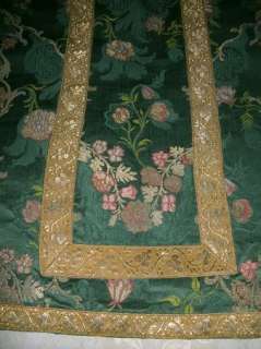Antique 18thC French Vestments ~Superb Metallic Brocaded Silk~  