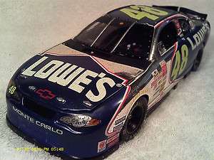 N13] 1/24 SCALE #48 JIMMIE JOHNSONS FIRST WINSTON CUP WIN! SILVER 