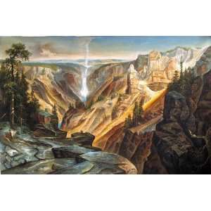  Grand Canyon of the Yellowstone by Thomas Moran: Home 
