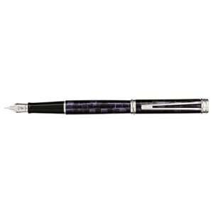  Blue / Grey CT Medium Point Fountain Pen   49811: Office Products
