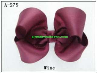 10 Girl Infant Costume Boutique 4 Inch Hair Bows clip  