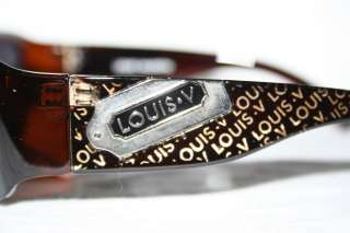Louis V Eyewear Paris Sunglasses classic Signature Tag Brown Monogram 