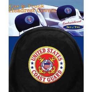  United States Coast Guard Headrest Cover: Automotive