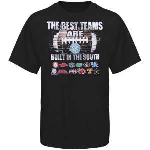  SEC Youth Built in the South T Shirt   Black: Sports 