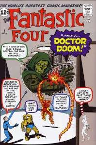 Jack Kirby Fantastic Four #5 Rare Production Art Cover  