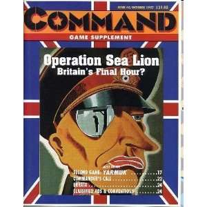   : Command Magazine #45, with Operation Sea Lion & Yarmuk Board Games