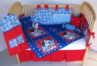 101 Dalmatians Puppy Dog 11pc Baby Crib Bedding Set  