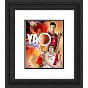Framed Yao Ming Houston Rockets Photograph:  Kitchen 
