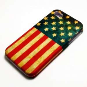  APPLE IPHONE 4 & 4S 4S AMERICAN FLAG SNAP ON HARD COVER 