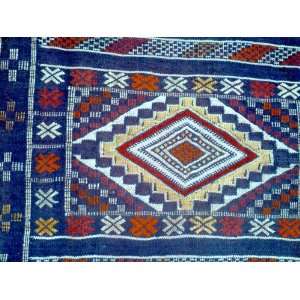  moroccan mount atlas carpet red & black: Everything Else