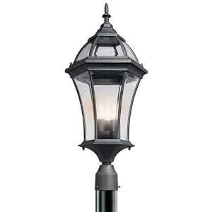  Townhouse Post Lantern in Black