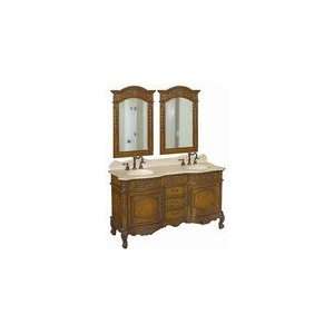  Constance Double Bathroom Vanity 59 Inch: Home Improvement